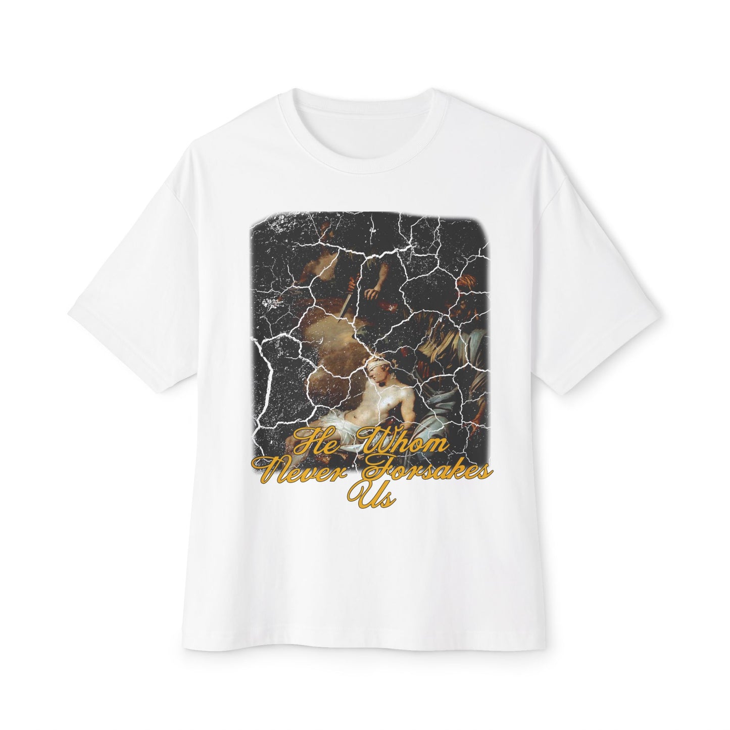 NEVER FORSAKEN OVERSIZED TEE