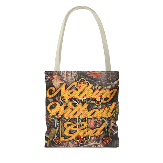 Nothing without God Tote bag