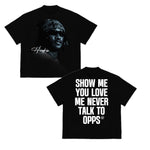 Vintage Rapper Tee Future We Don't Trust You Overload Tee - Oversized Boxy Fit for Men - Menswear, Top