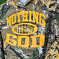 Boxy Fit CAMO Nothing Without God Hoodie