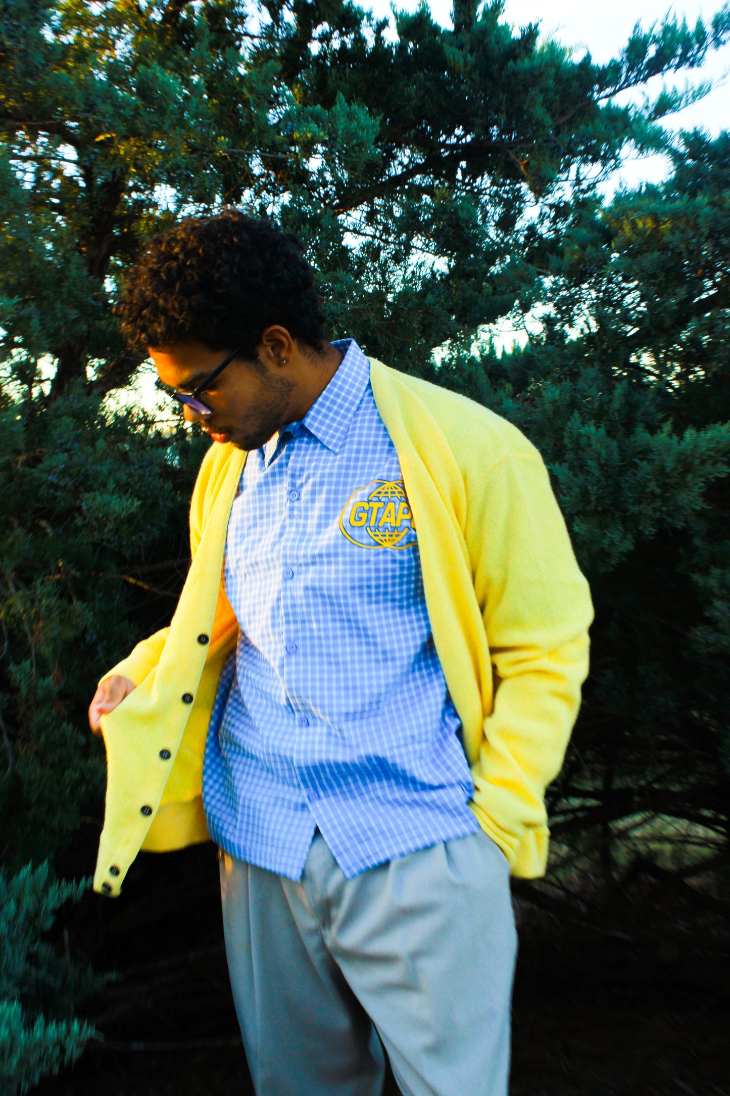 NOTHING WITHOUT GOD – Blue & White  Flannel