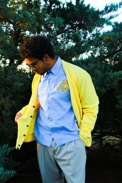 NOTHING WITHOUT GOD – Blue & White  Flannel