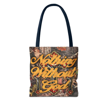 Nothing without God Tote bag
