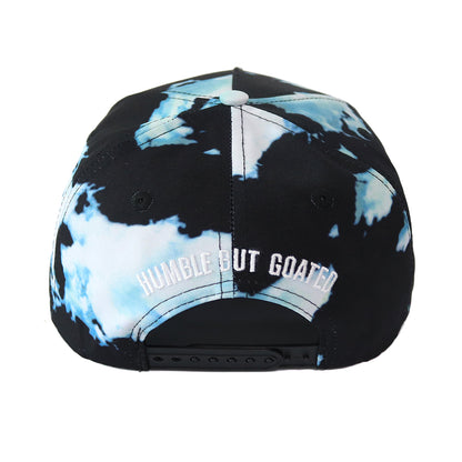 Cloud Printed "Humble but Goated" Adjustable Fitted Cap