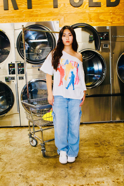 League Leader Unisex Oversized Streetwear Tee - Comfortable, Fit