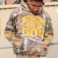 Boxy Fit CAMO Nothing Without God Hoodie