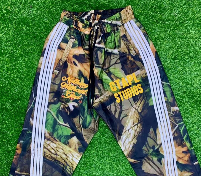 GTAPL STUDIOS - Nothing Without God CAMO Nylon Pants