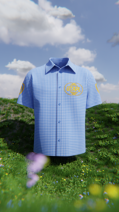 NOTHING WITHOUT GOD – Blue & White  Flannel