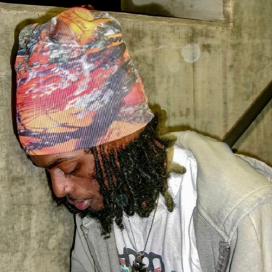 ORANGE GTAPL CAMO UTILITY BEANIE