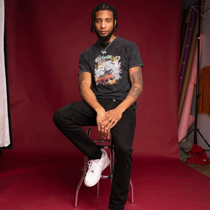 Men's Culture Humble Goat Society Tee - Acid Wash - Menswear, Top