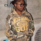 Boxy Fit CAMO Nothing Without God Hoodie