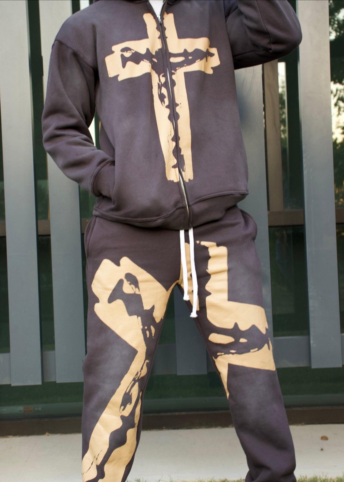 Yeshua Ash Fade Two-Piece Set