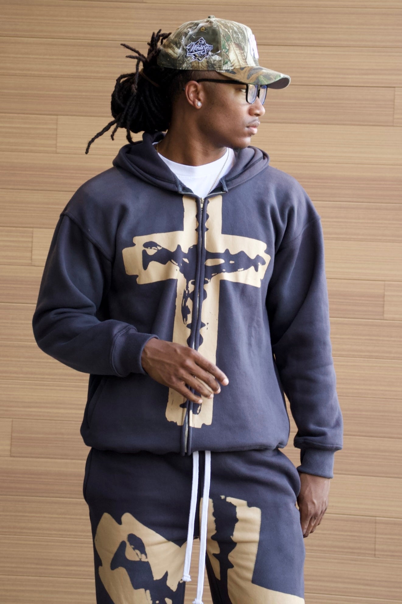 Yeshua Ash Fade Two-Piece Set