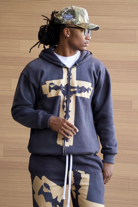 Yeshua Ash Fade Two-Piece Set