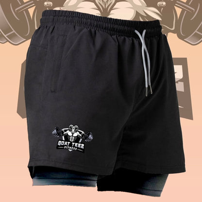 GT Fitness Double Layer Compression Shorts