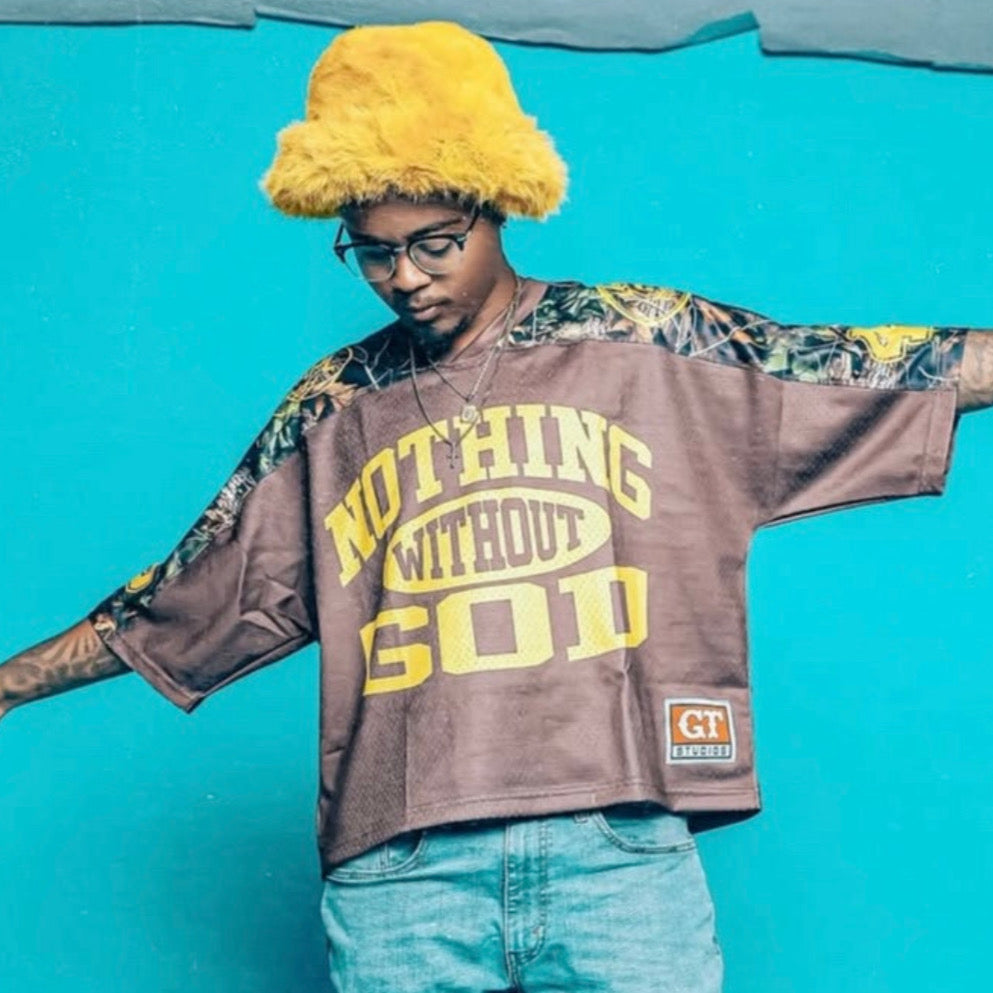 Nothing without God (Cropped Jersey)