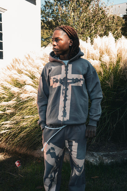 Yeshua Dune Tone Joggers Set