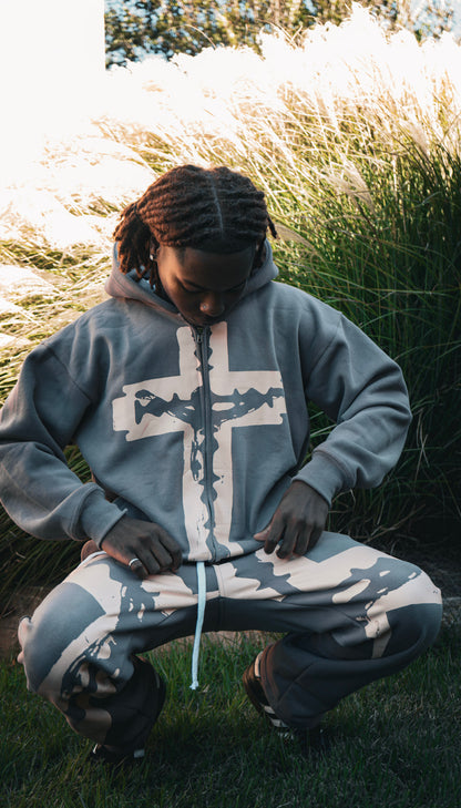 Yeshua Dune Tone Joggers Set