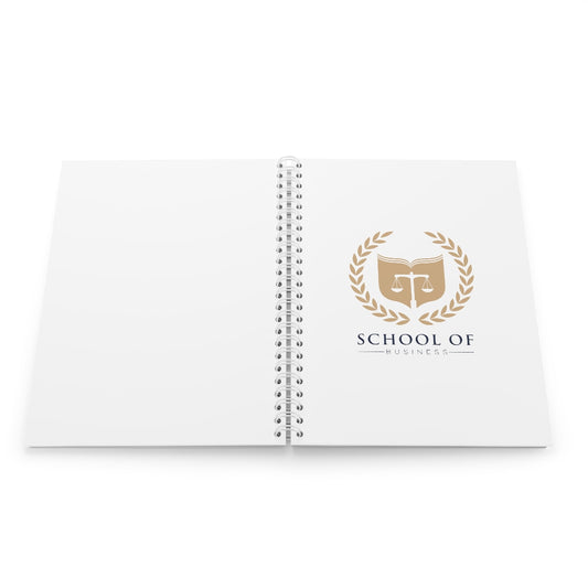 School Of Business Spiral Notebook